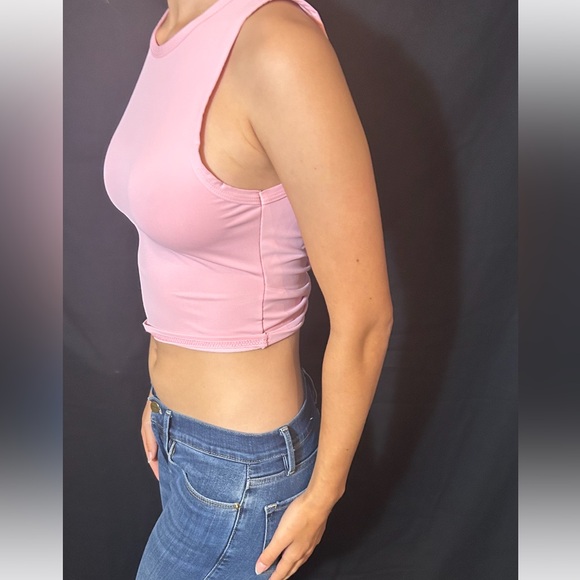 PrettyLittleThing top, pink women’s tank top size 6 - Picture 3 of 16